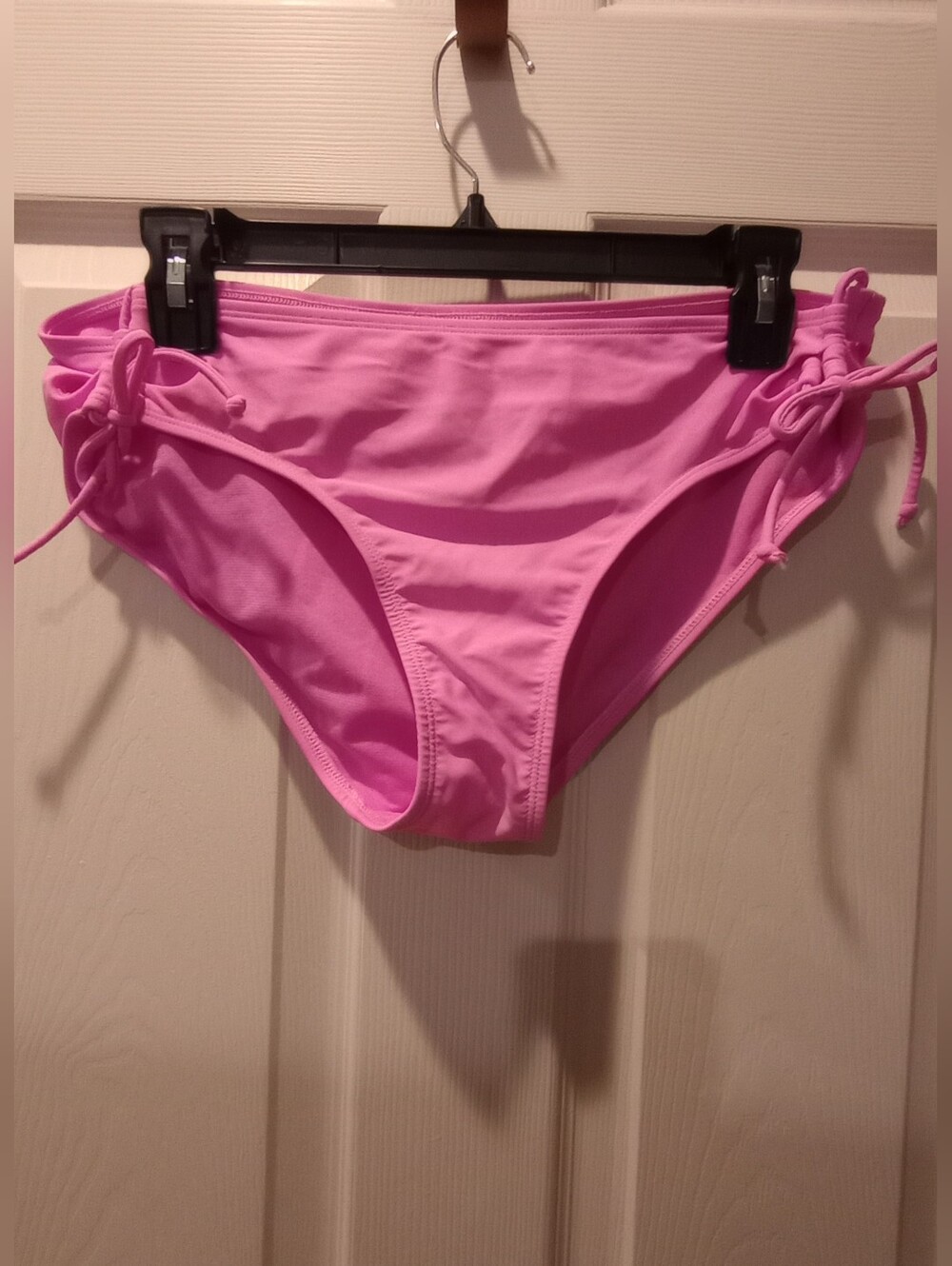 No Boundaries Pink Bikini Bottoms with Tie Details